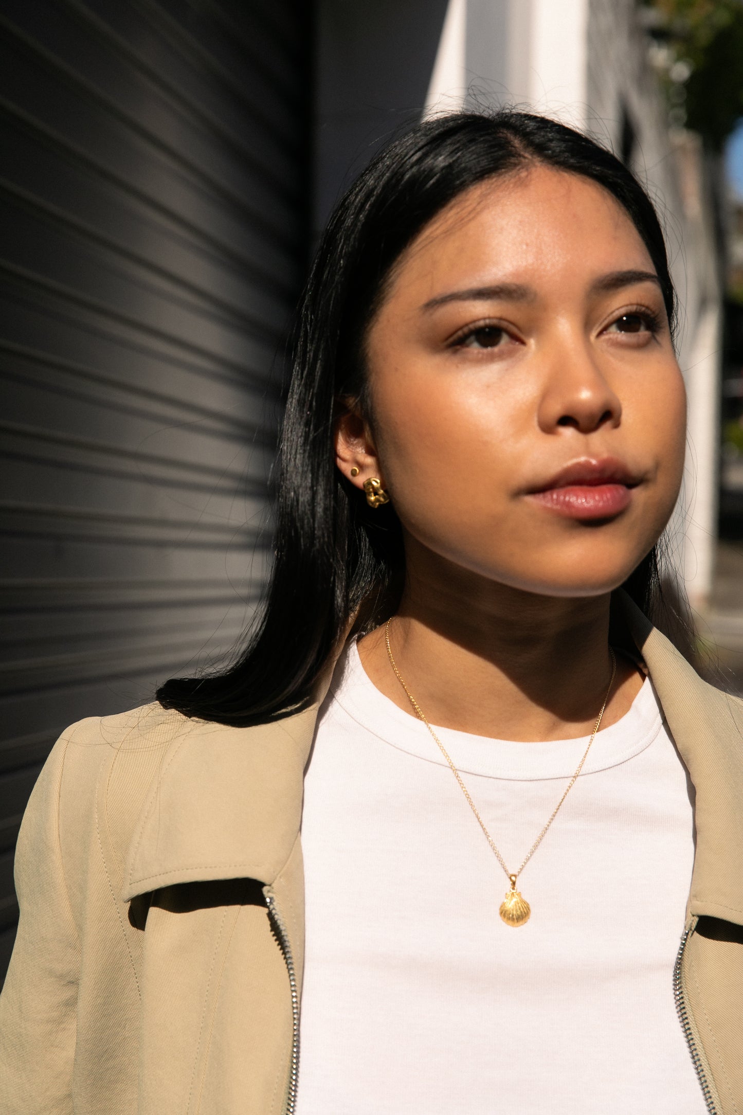 Sunny Side Studs // Gold