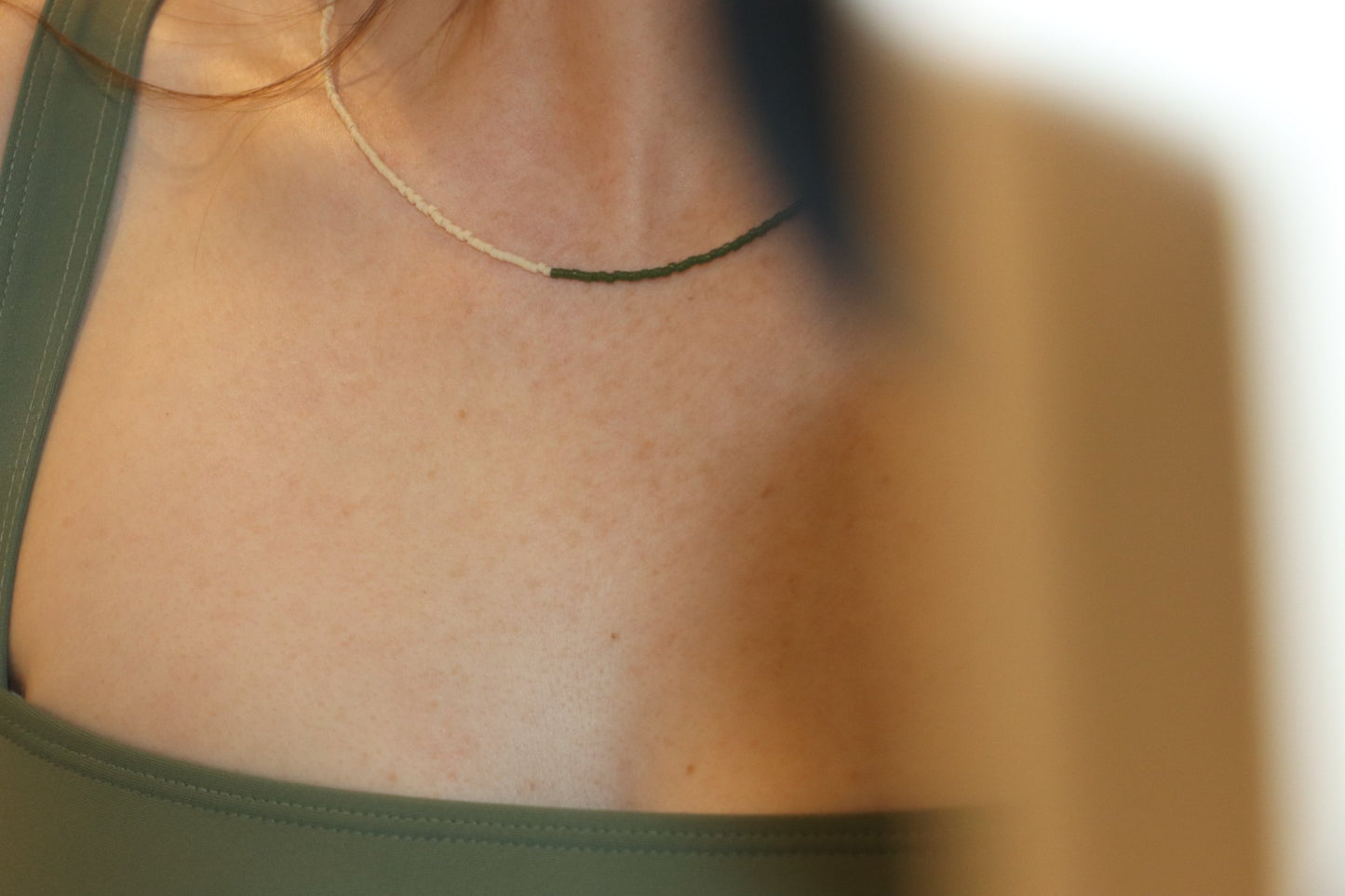 Collier Cora // Pistache & Sable