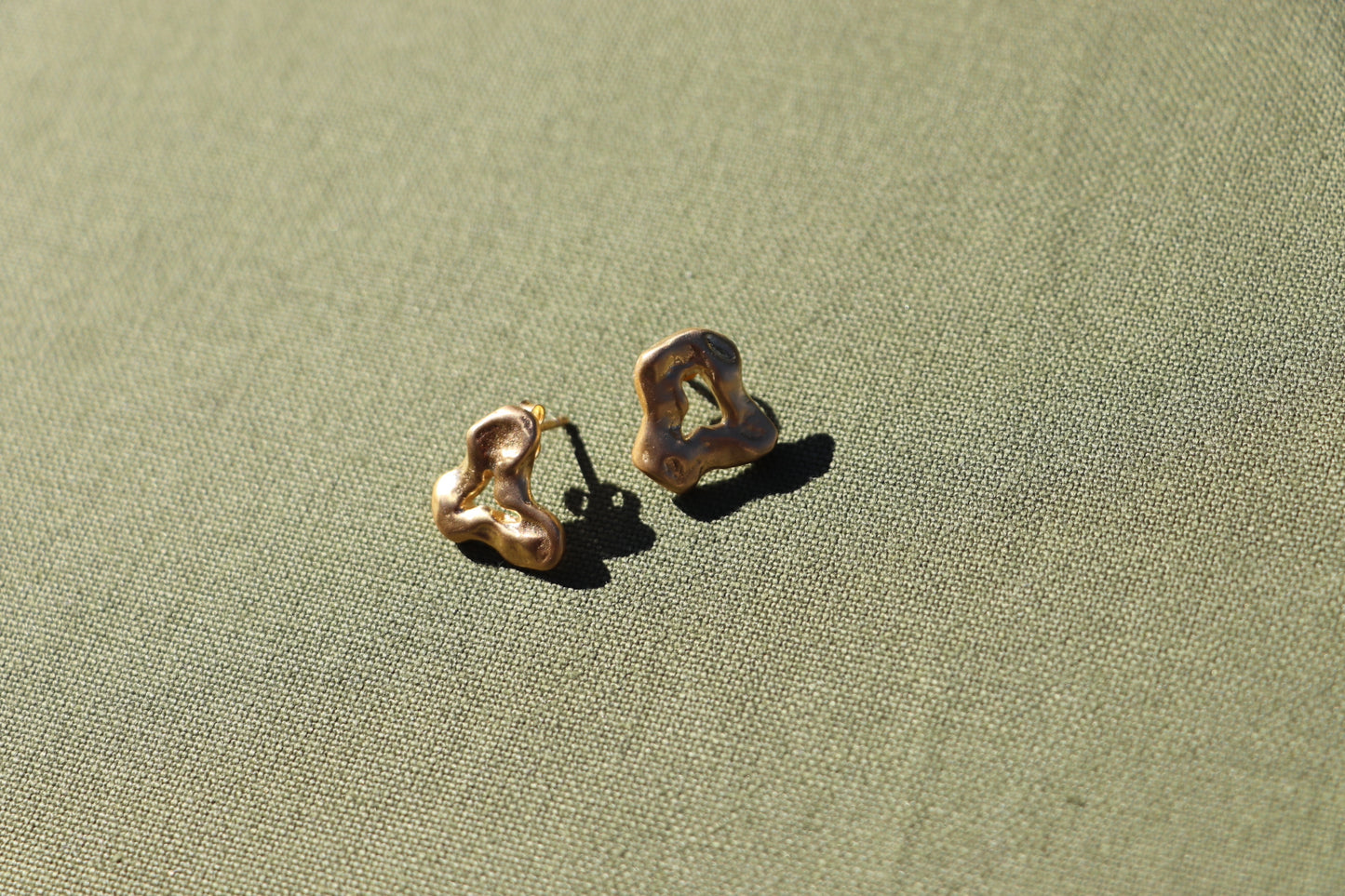 Sunny Side Studs // Gold