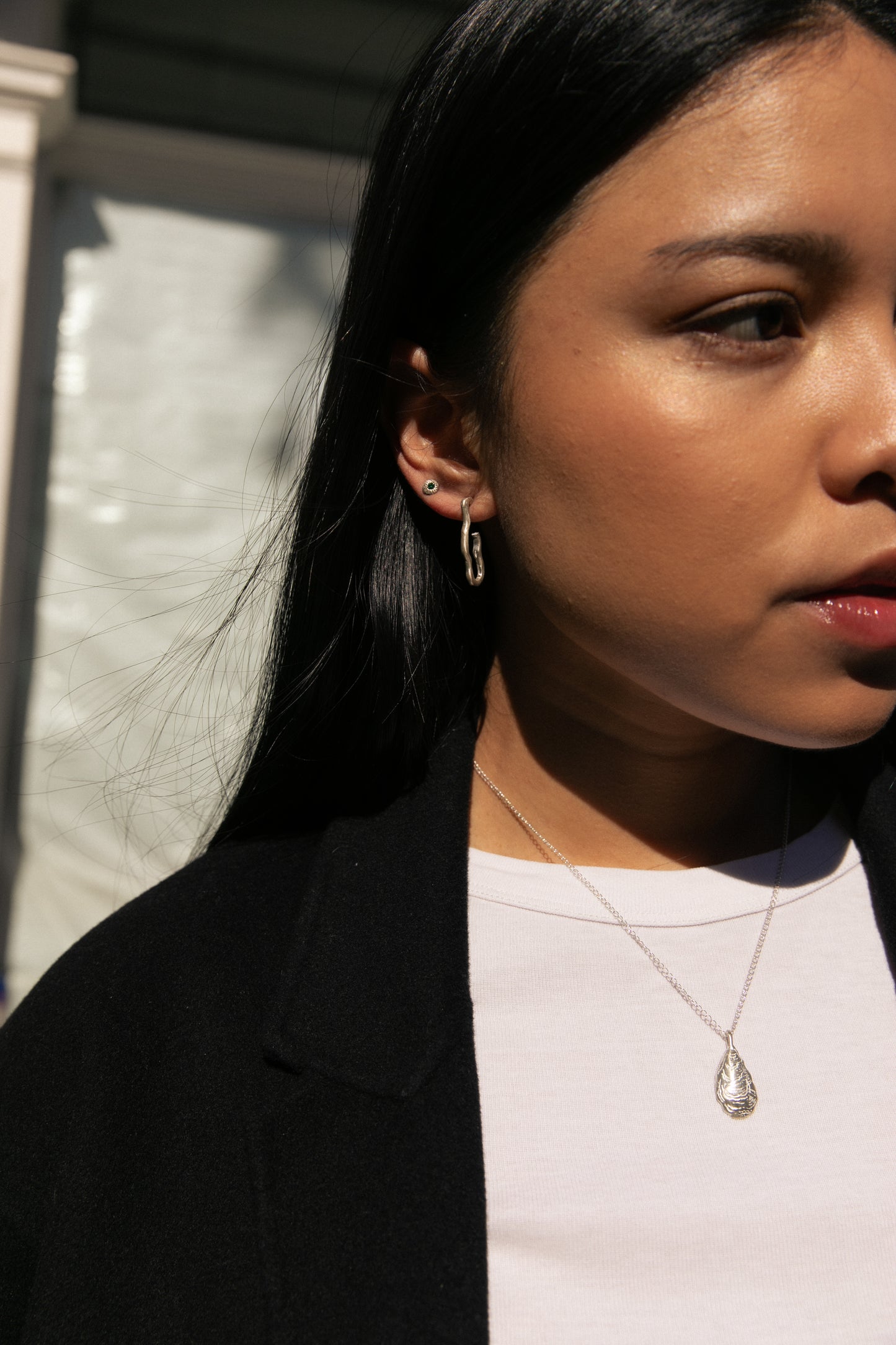 Wobble Hoops // Silver