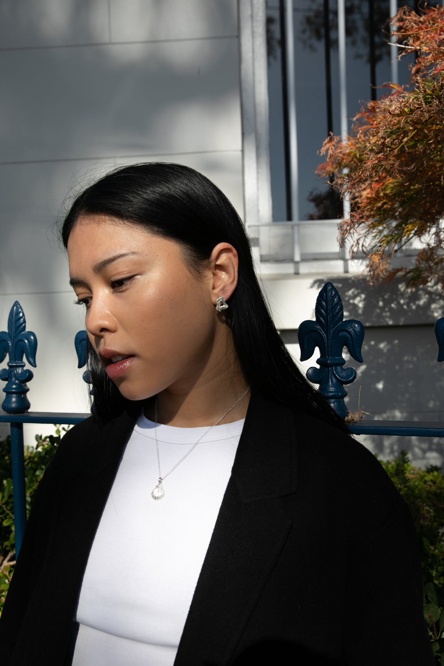 Sunny Side Studs // Silver