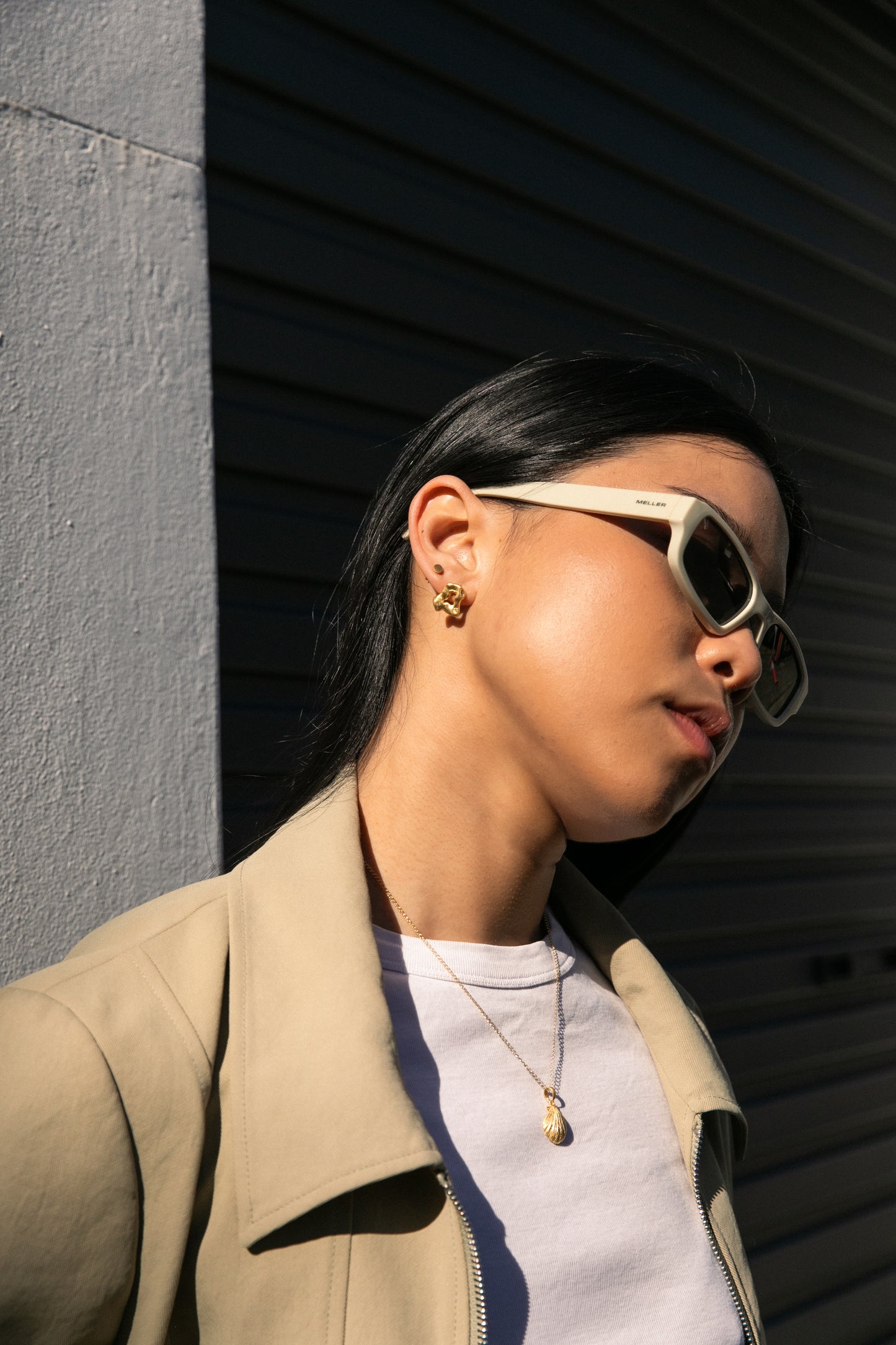 Sunny Side Studs // Gold