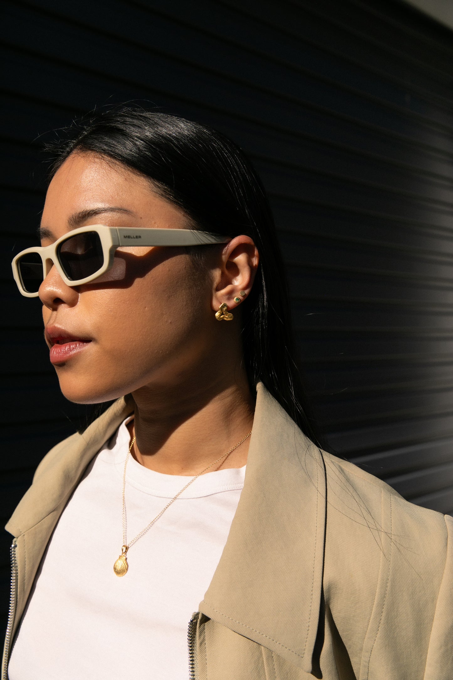 Sunny Side Studs // Gold