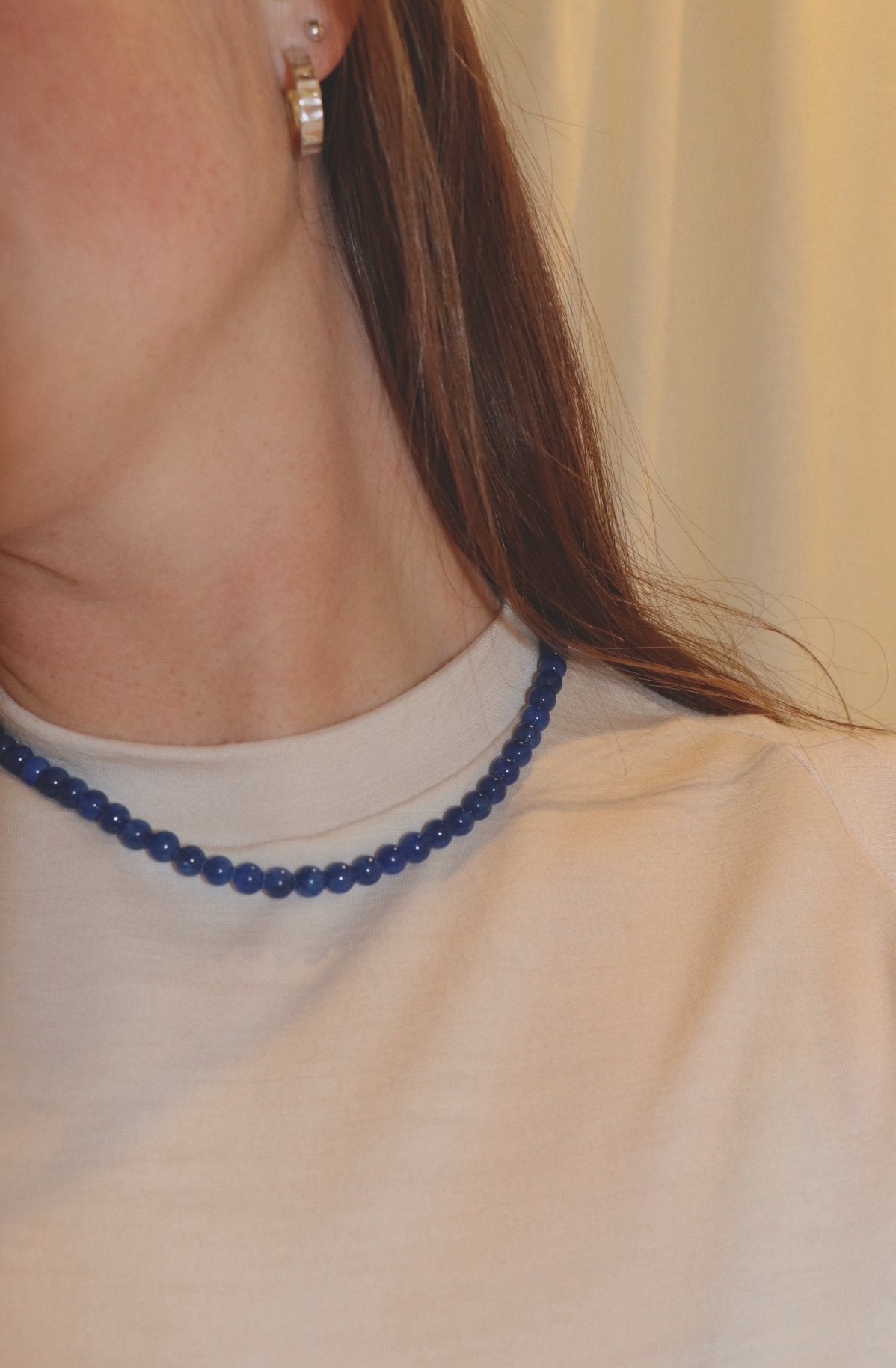 Collar Ola // Algas Azules