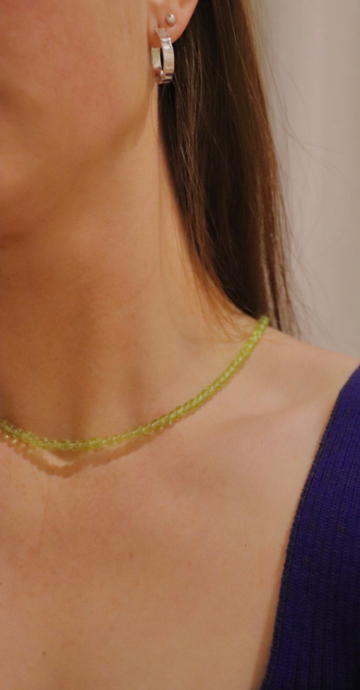 Mina Necklace // Green Algae