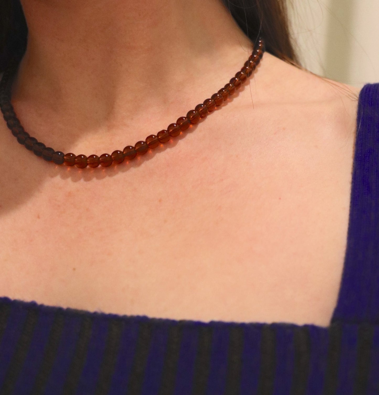 Zoe Necklace // Amber