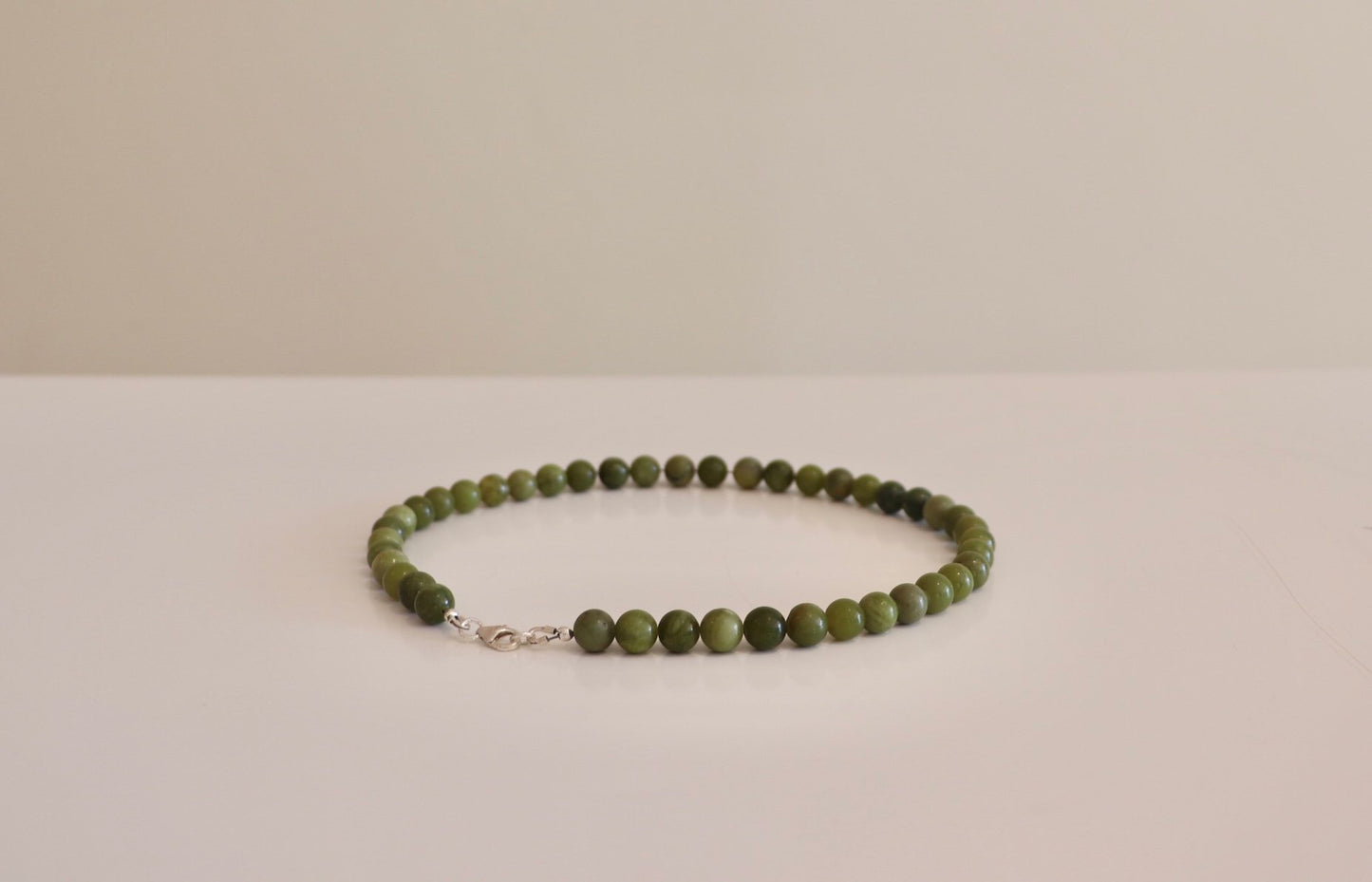 Collier Peta // Perles vert émeraude