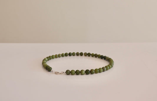 Collier Peta // Perles vert émeraude