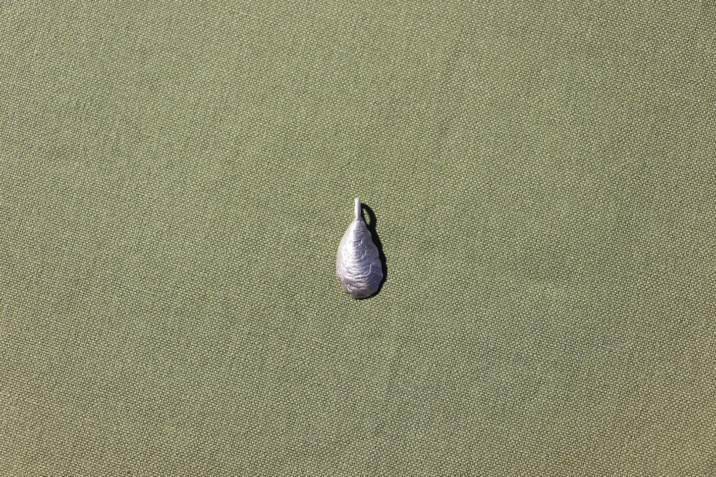 Oyster Pendant // Silver