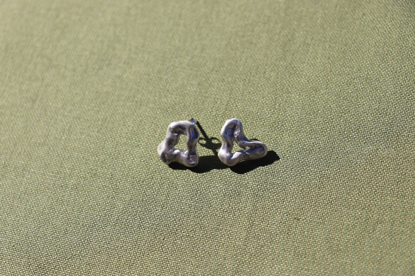 Sunny Side Studs // Silver